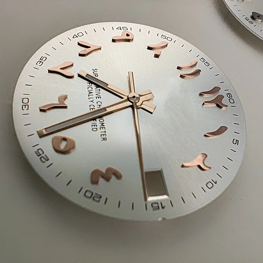 28.5mm watch dial Arabic NH35 dial S dial suitable for NH35 NH36 movement watch accessories repair tool