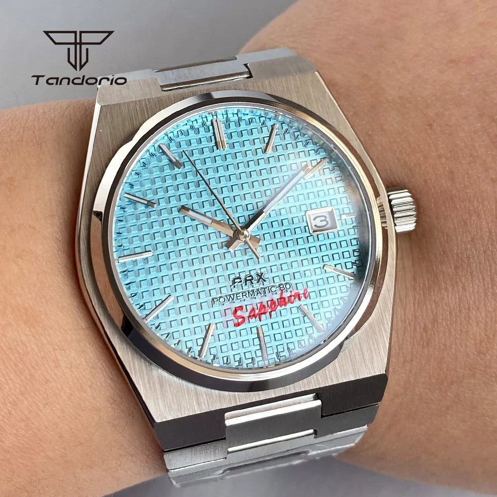 Tandorio PRX Watch TD305 Sapphire 40mm NH35 Automatic 10Bar Dress Watch