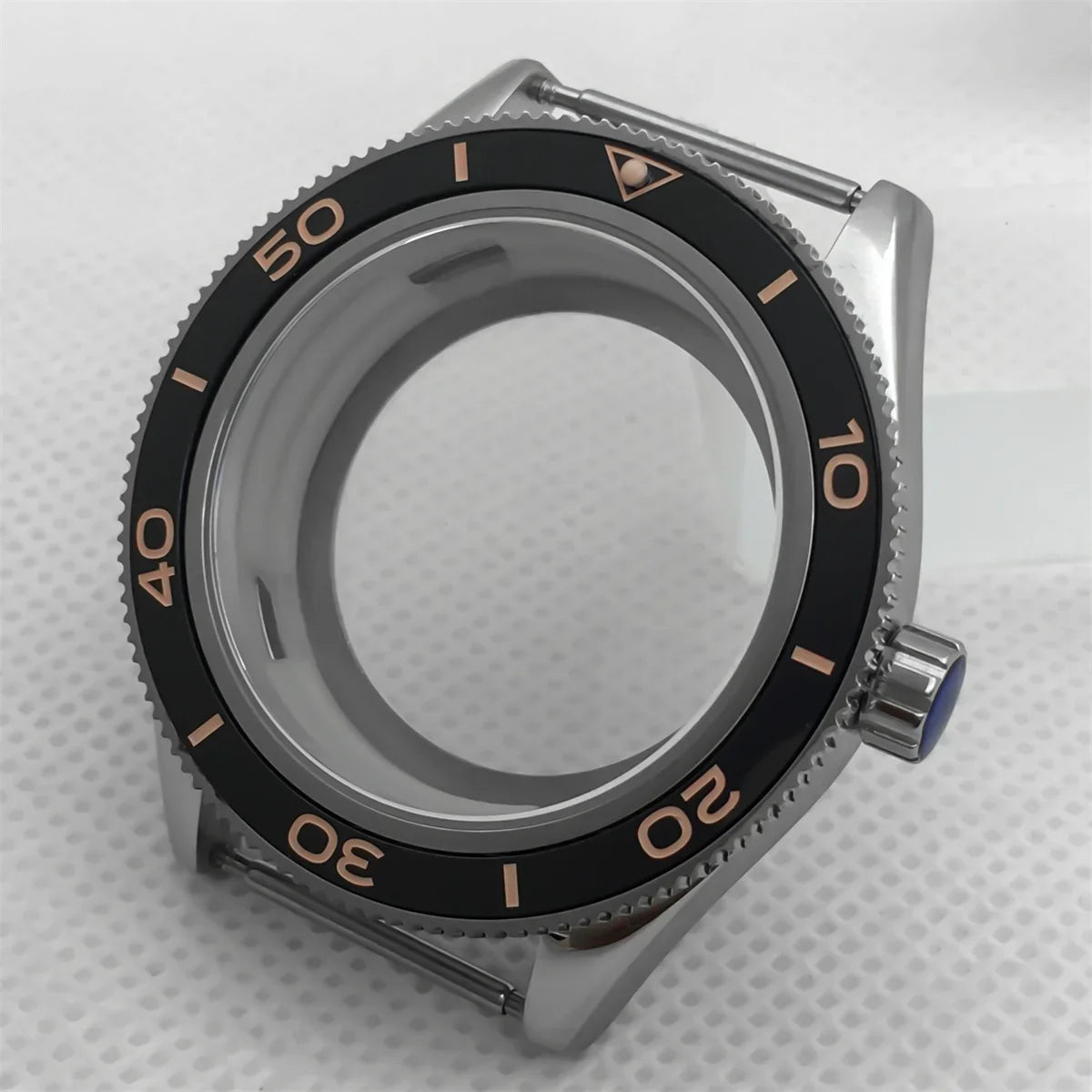 Fifty Fathom Case 41.5mm stainless steel case ceramic bezel sapphire glass with NH35 36 NH34 ETA2824 PT5000 movement watch replacementparts