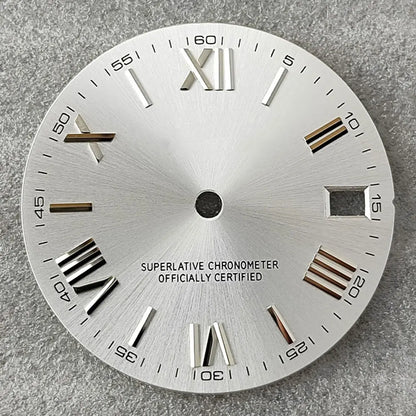 28.5mm NH35 dial Roman dial S Dial Modified Dial for NH35/NH36  Movement Watch accessories