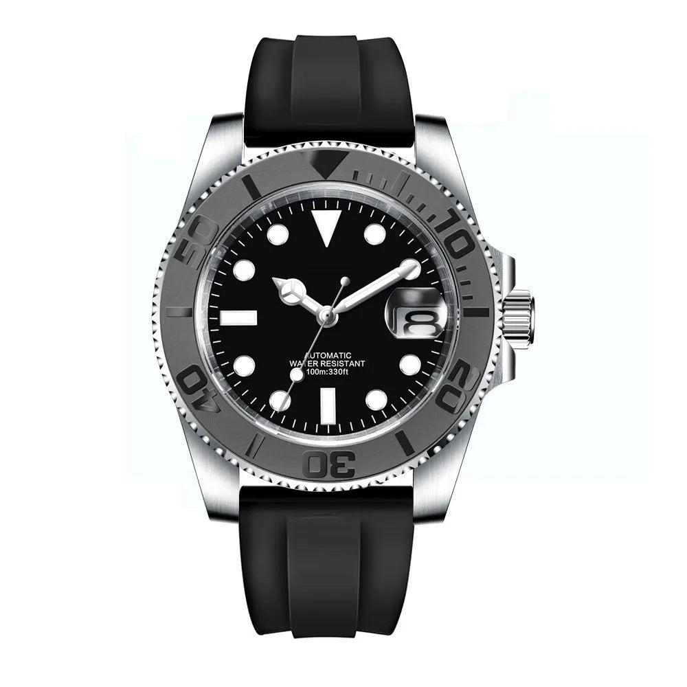 Custom Yacht Homage watch  NH35 40mm Brushed Ceremic Bezel Sapphire Corgeut CG3002B