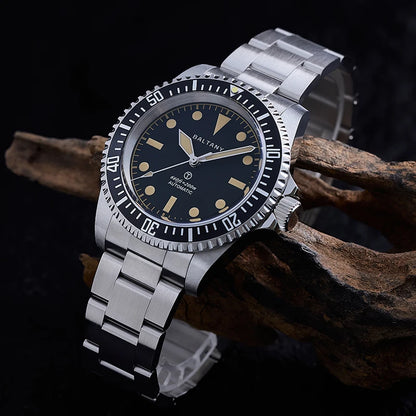Baltany 39MM Dive Watch Man S3075 MilSubmariner Homage Watch  20Bar Waterproof Stainless Steel Bracelect NH38 Auto Sports Watch