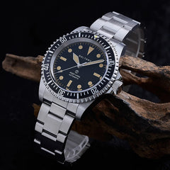 Baltany 39MM Dive Watch Man S3075 MilSubmariner Homage Watch  20Bar Waterproof Stainless Steel Bracelect NH38 Auto Sports Watch