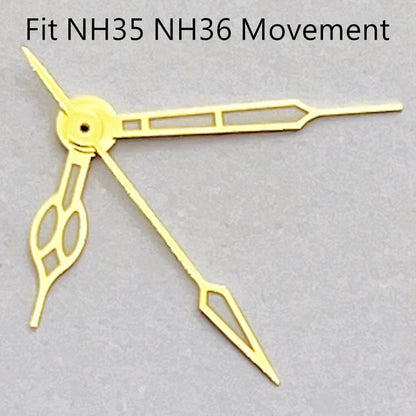 Silver/Black/Gold/RoseGold Watch Hands Green Luminous Fit NH35 NH36 NH38 Automatic Movement Watch Accessories