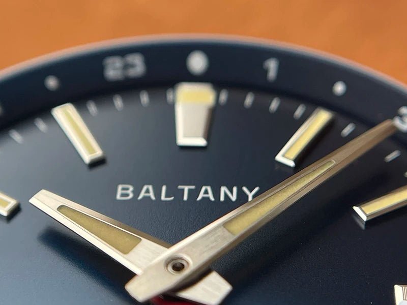 Baltany 40MM Date Sports Watch Man S6083 NH34 Auto Mechanica Watch Ceramic Bezel 20ATM Stainless Steel Bracelet Sports Watch