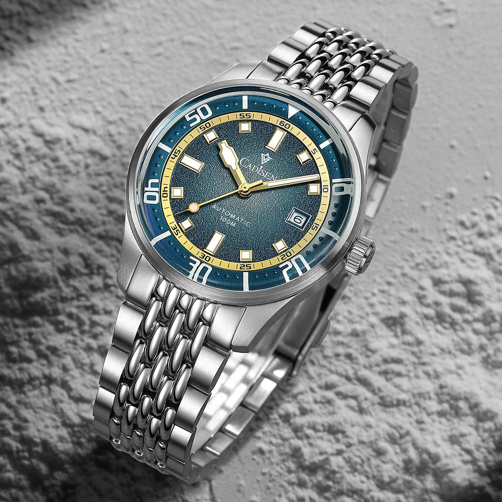CADISEN C8244 Miyota 8215 Automatic 40mm 10bar diver sapphire luminous