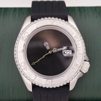 Sterile Yacht Master Custom Watch Luminous Date Sapphire NH35 Automatic 10Bar 42MM