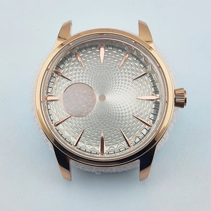 40mm Watch Case nh38 Case Arch Glass Silver Rose Gold Cocktail Case for NH38 Movement fit 35mm Dial