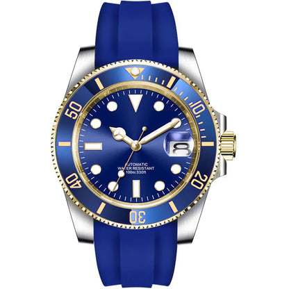 Corgeut 3002 Dive Watch  NH35 / miyota 8215 40mm Yacht Watch Two Tone Gold Ceremic Bezel  10bar Sapphire