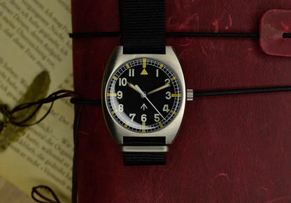 Baltany W10 Military Watch 36mm Calendar Super Luminous Leather Sapphire Stainless Steel NH35 Automatic Mechanical Wristwatches