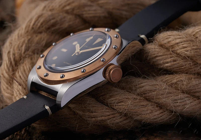 Baltany Bronze Bezel Watch S4030 NH38 20Bar Sailing Diver AR Sapphire 40MM Diver