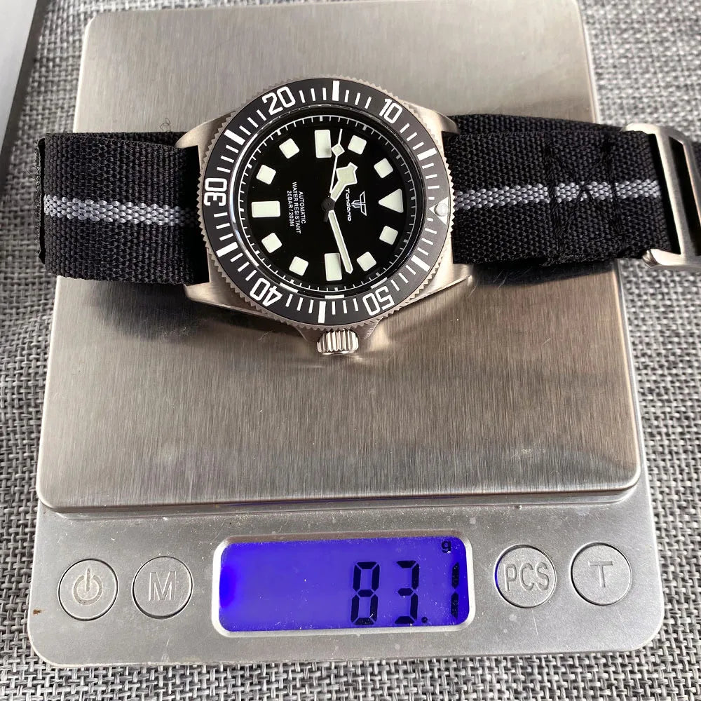 Titanium Diver Tandorio FXD TD267 42mm NH35 PT5000 Automatic Sapphire 200M Dive Watches Luminous Montres hommes Luminous