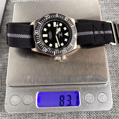 Titanium Diver Tandorio FXD TD267 42mm NH35 PT5000 Automatic Sapphire 200M Dive Watches Luminous Montres hommes Luminous