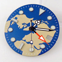 blue dial hand