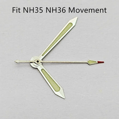 Green Luminous Watch Hands Fit NH35 NH36 ETA2836 2824 Miyota 8215 8205 821A Mingzhu DG2813 3804 PT5000 Movement