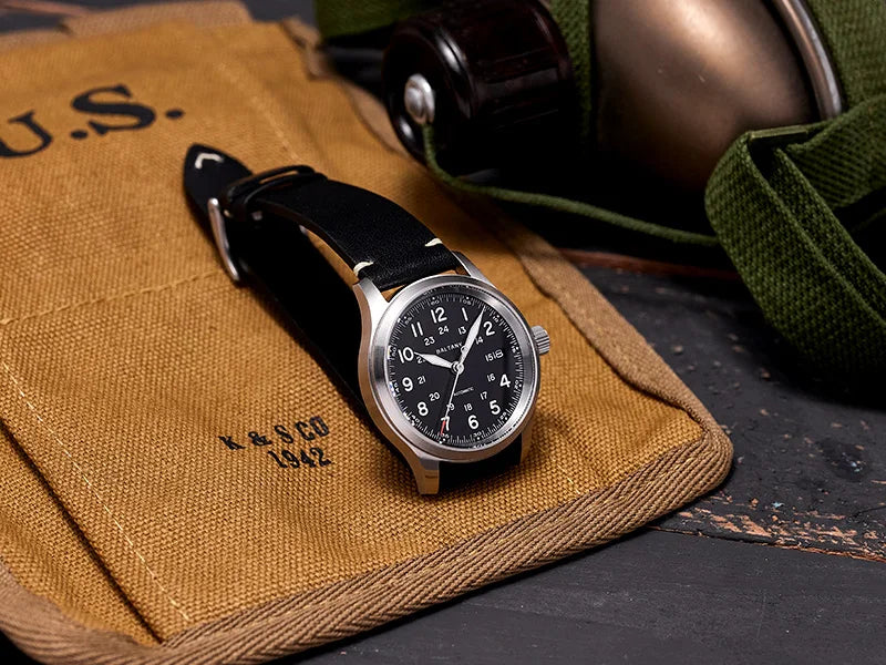 Baltany Field Watch S2049 Customizable 10ATM Waterproof 39mm  NH35 Automatic Ar Sapphire Swiss lume