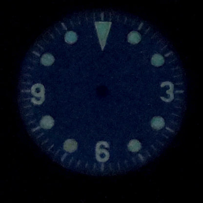 Modified 28.5MM Blue 369 Nail Watch Dial Weak Luminous Watch Faces Men's Watch Accessory Fit NH35 Movement