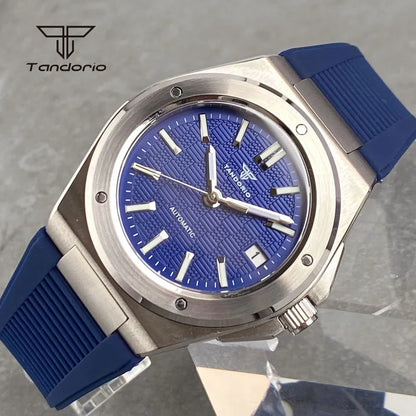 Tandorio Engineer Watch TD331B Seiko NH35 Sapphire Dress 40MM