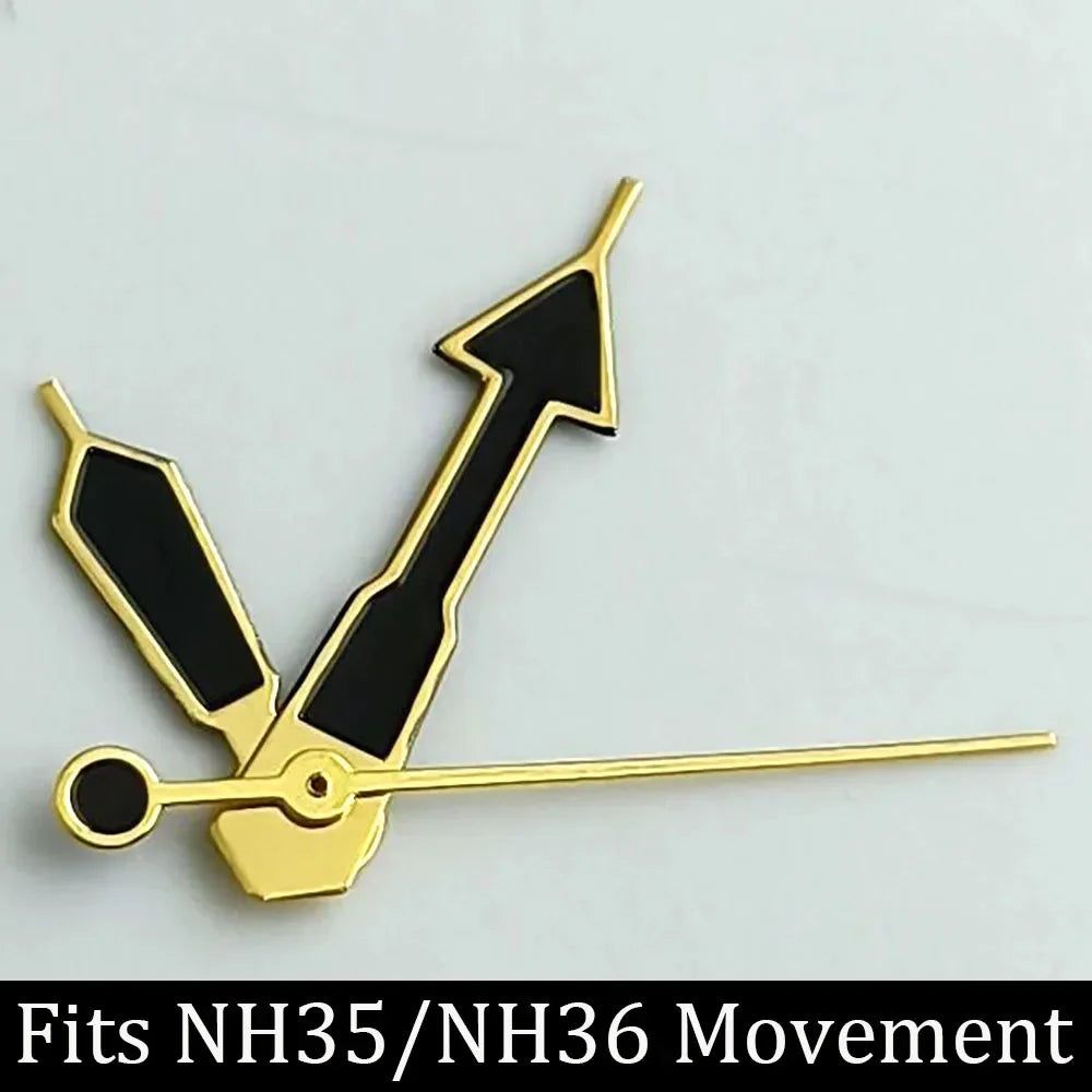 high-quality Watch accessories watch pointer NH series 35 NH36 hands green  luminous suitable for N H35/ NH36 movement