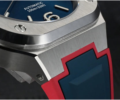 San Martin Square Watch SN0074G 40mm PT5000 Sw200  Automatic 10 Bar BGW-9 Lume