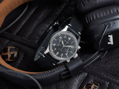 Customizable watch Baltany Military Chronograph watch S5057 Retro Quartz VK64 10ATM  Swiss Lume AR Sapphire