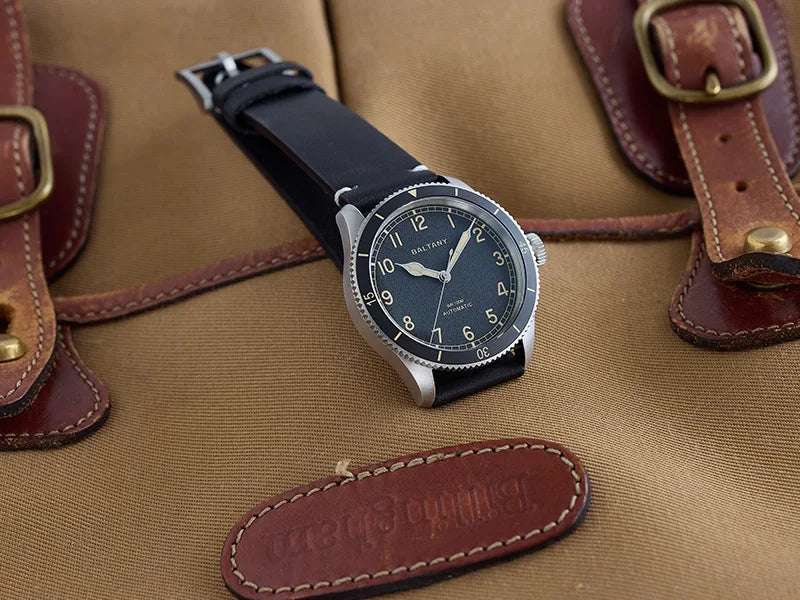 Baltany 38MM Military Watch Men  S2076 NH38 Automation Stainless Steels 100m Waterproof Vintage Khaki Aviation Homage Watch