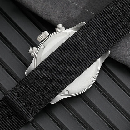 Militado ML1868KF Chronograph Watch  VK67 Quartz 10Bar 39MM Multifunction Military Watch BGW 9 Lume