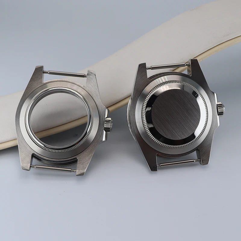NH35 40mm SUB Black Ceramic Insert Watch Case Sapphire For NH34 NH35 NH36 NH38 4R36 Miyot8215 ETA2824 Movement 20ATM Waterproof