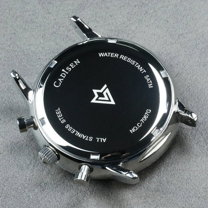 CADISEN C7067 Chronograph MIYOTA 0S10 Quartz Watch AR Mirror 5bar