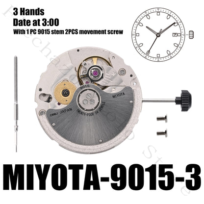 Genuine 9015 Movement Japanese Miyota 9015 Movement