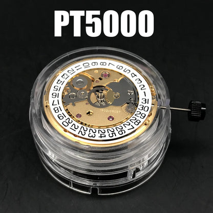 Genuine H.K PT5000 Automatic Mechanical Movement Gold/Silver Version Top Clone 2824-2 High Accuracy 25 Jewels