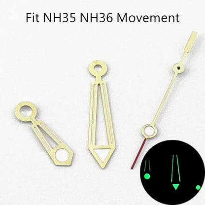 NH35 Watch Hands Green Luminous Fit NH35 NH36 ETA2824 2836 Miyota 8205 8215 N821A Mingzhu DG2813 3804 Movement Watch Accessories