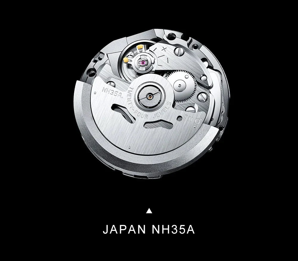 Cadisen C8221 Minimalist Watch Miyota 8215 AR Sapphire C3 Lume 40MM 5Bar