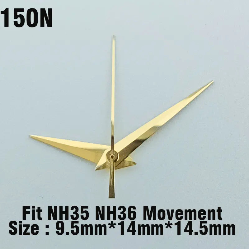 Watch hands NH series 35 36 hands Green glow in the dark hands seconds Watch accessories for NH series 35 36 movement assembly