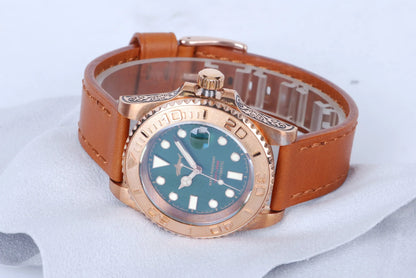HEIMDALLR Bronze Diver Watch HMCR21 NH36 Automatic Sapphire BGW-9 Lume 44MM Yachmaster 30Bar