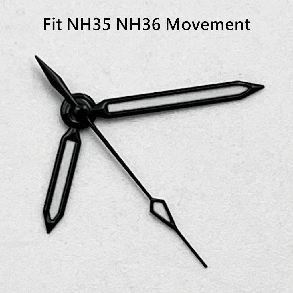 NH35 Hands Silver/Blue Watch Hands Fit NH35 NH36 PT5000 ETA2836 2824 DG2813 3804 Miyota8215 8205 821A Movement Watch Accessories