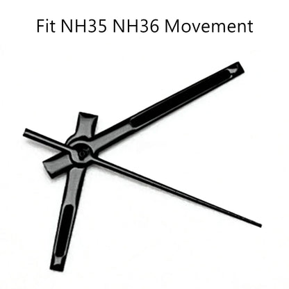 ETA Black Watch Hands Green Lume Fit NH35 NH36 PT5000 ETA2836 2824 DG2813 3804 Miyota8215 8205 821A Movement Watch Accessories