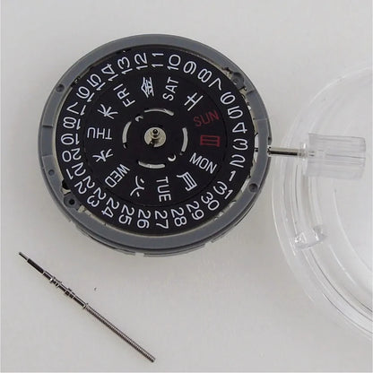 Japan Genuine GMT NH34 Movement Automatic 24 Jewels Mod Mechanical Watch Movement NH34A 24H GMT Hands Date at 3:00 Standard GMT