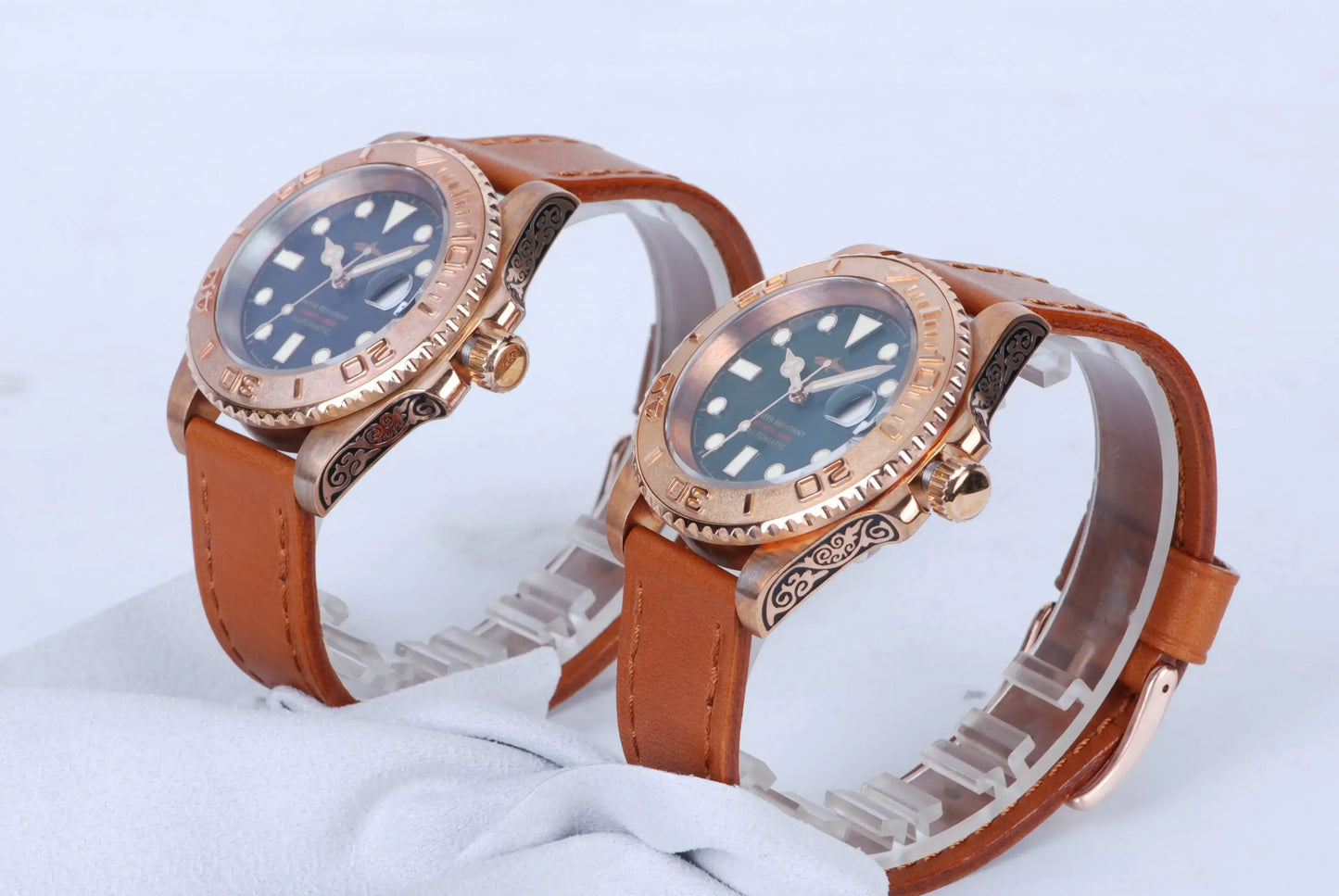 HEIMDALLR Bronze Diver Watch HMCR21 NH36 Automatic Sapphire BGW-9 Lume 44MM Yachmaster 30Bar