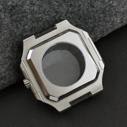 NH35 watch case men's automatic watch 38.5mm stainless steel case suitable for NH35 movement watch accessories