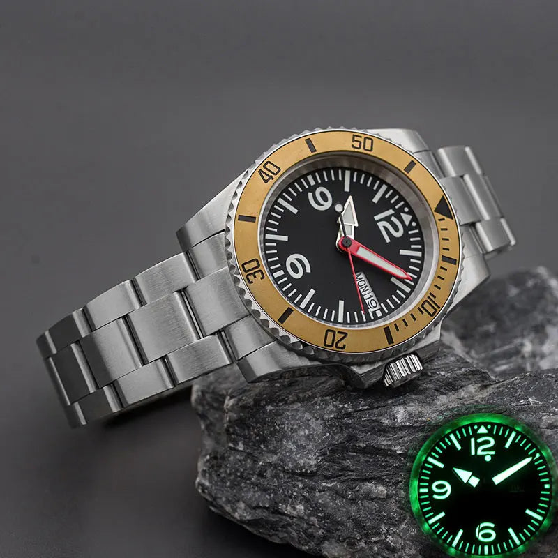 Sterile Submariner Sea Dweller Yacht master NH36 Automatic C3 Lume Sapphire 10bar 41MM