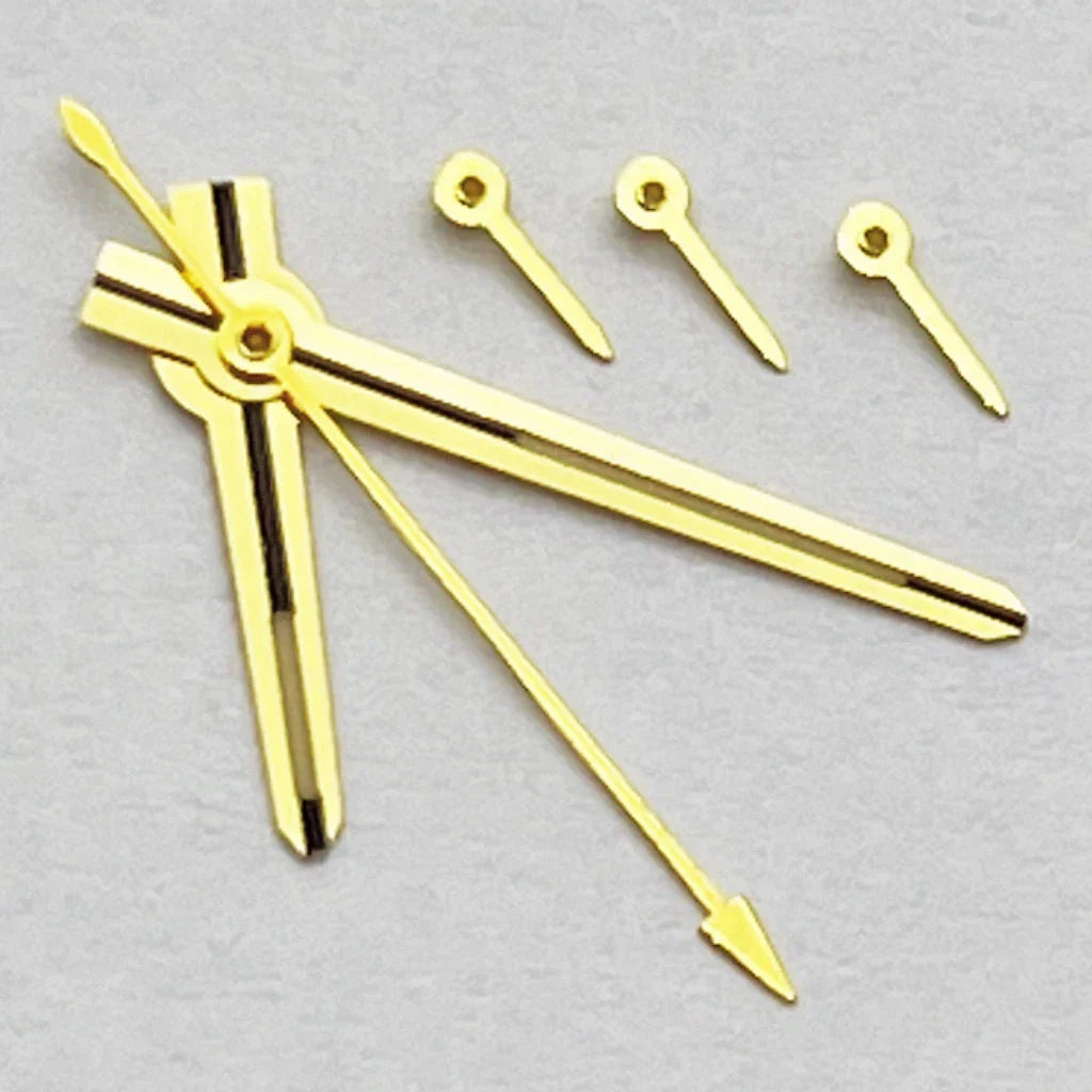 VK63 Watch Hands Silver/Gold/RoseGold Blue Luminous Fit VK63 Quartz 6-Hands Movement Watch Accessories