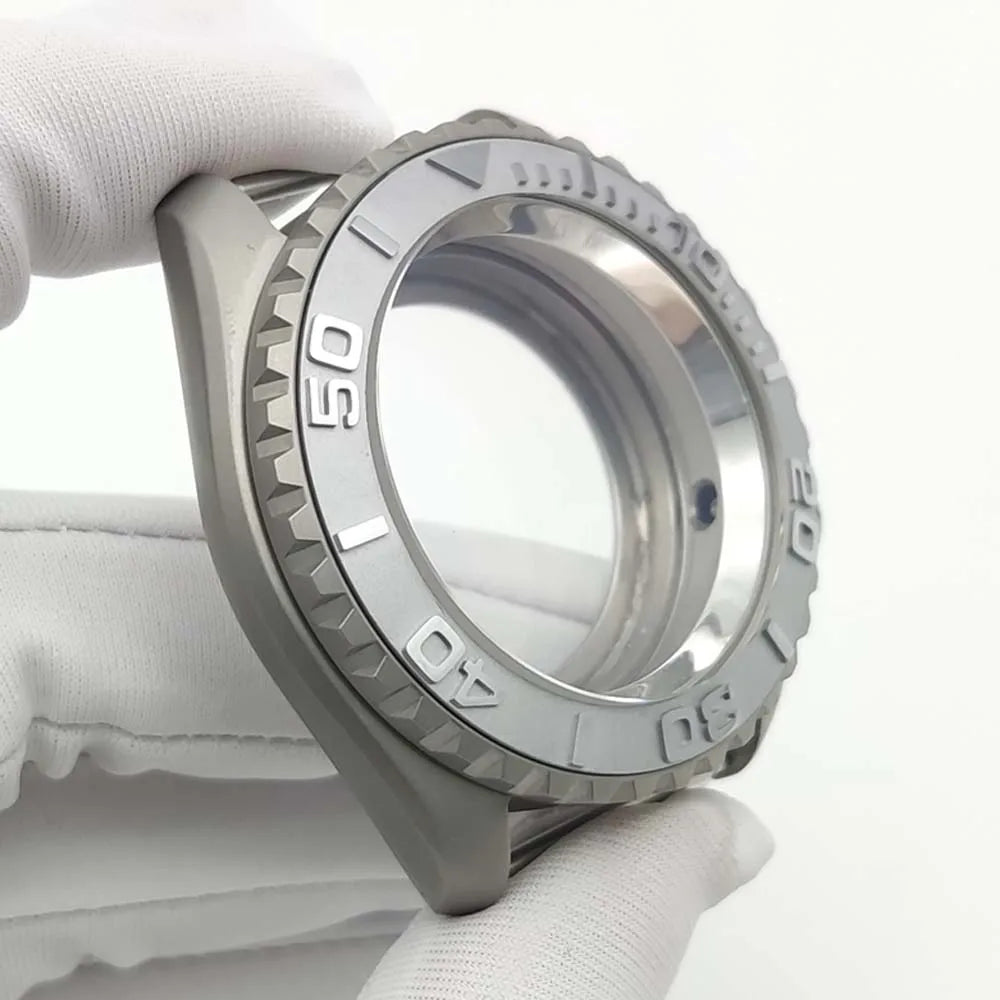 Yacht Master Case 42MM for NH35 NH36 Movement Sapphire crystal stainless steel case Watch Accessories SKX007