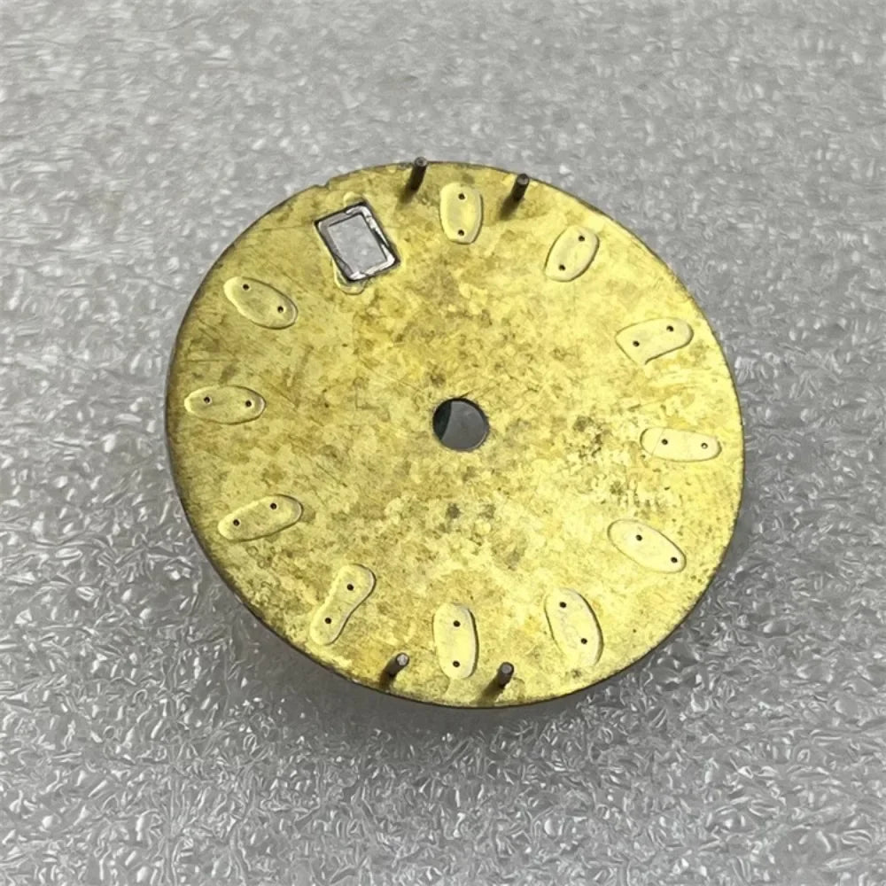 28.5mm/31mm NH35 Dial GBW9 Blue Luminous Logbook Watch Dial Enamel Surface Watch Faces Watch Accessories for NH35 NH36 Movement