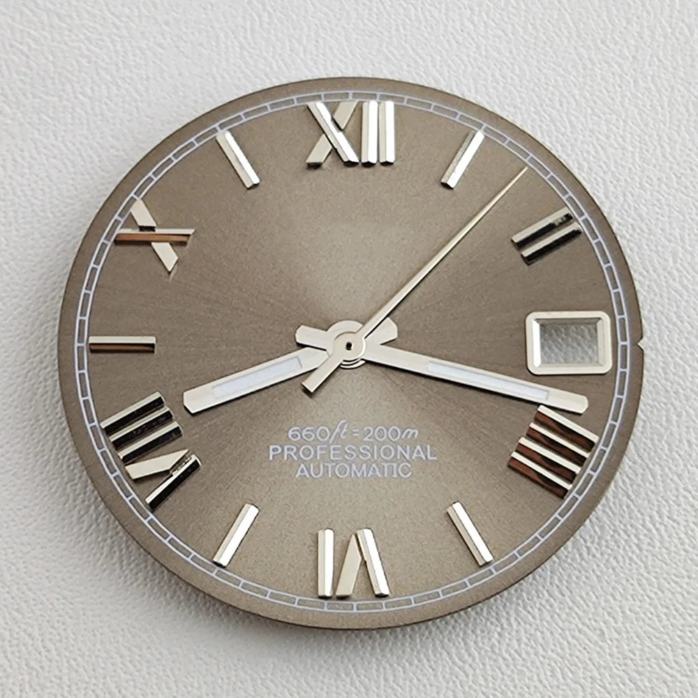 28.5mm NH35 dial Roman dial S Dial Modified Dial for NH35/NH36 Automatic Movement Watch accessories