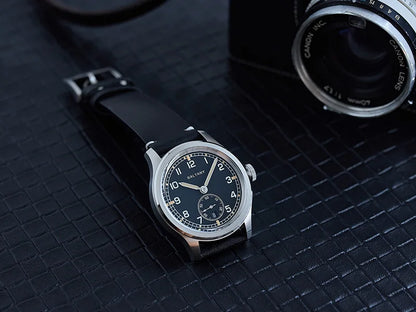 39MM Retro WW2 Military  S2081 Gradual Brown Dial ST1731 Movement 100M Waterproof  D12 Homage Field Watch