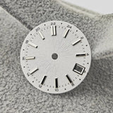 Modified 28.5mm Watch Dial Radial Pattern Surface with Single Date Watch Modification Accessories for NH34 NH35 Movement