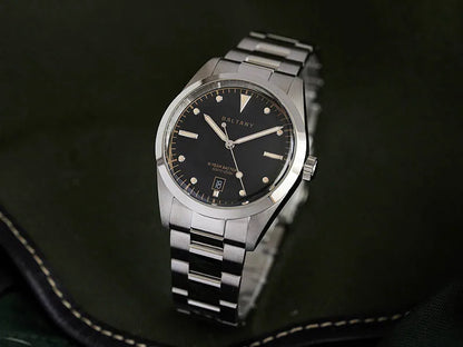 Baltany S4041 Vintage Tribute Quartz Wristwatches Enamel Dial Sapphire Crystal 20ATM Stainless Steel Bracelet Diving watches