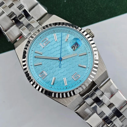 PRX Watch Fluted Case TD305F 40mm NH35 Automatic watch land type Sapphire Honeycomb dial 5bar