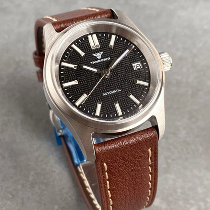 Tandorio 36mm TD129 20ATM Dress Watch NH35 Sapphire Luxury Pilot Watch